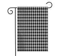 Drapeau Motif À Carreaux Belle Beauté Mode Provence Tissu Sans Couture Petit Style Français Lavable Bannière, Pour Jardin, D'Intérieur, 30x45cm