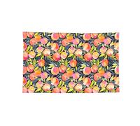 Drapeau mural décoratif imprimé pêche coloré, bannière en polyester à bords cousus pour concerts de musique et fêtes