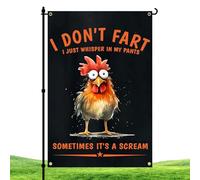 Drapeau mural en forme de poule - Tapisserie amusante pour chambre à coucher - Bannière décorative avec motifs de poulet délicats pour chambre d', dortoir universitaire, salon familial