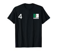 Drapeau National Algerie Numéro 4 Patrimoine Pays T-Shirt