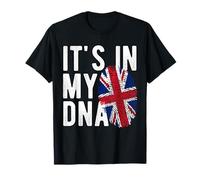 Drapeau National Anglais It's in My DNA England Pride Heritage T-Shirt