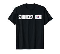 Drapeau National de la Corée du Sud rétro Vieilli Patriotique T-Shirt