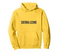 Drapeau National de la Sierra Leone Couleur Jaune Sweat à Capuche