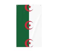 Drapeau national de l'Algérie 150 x 90 cm - Drapeaux personnalisés avec image du drapeau national pour l'extérieur