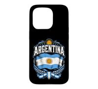 Drapeau National de l'Argentine - Emblème Patriotique rétro Coque pour iPhone 15 Pro