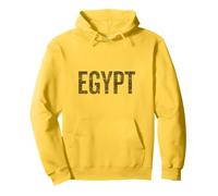 Drapeau National de l'Égypte Couleur Jaune Sweat à Capuche