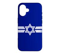 Drapeau National de l'État d'Israël de Zion Star of David Roundel Coque pour iPhone 16