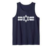 Drapeau National de l'État d'Israël de Zion Star of David Roundel Débardeur