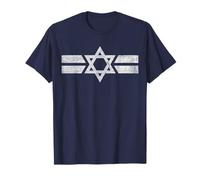 Drapeau National de l'État d'Israël de Zion Star of David Roundel T-Shirt