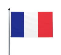 Drapeau national de luxe imprimé drapeau français résistant aux déchirures, imperméable, couleurs résistantes aux intempéries, 0,9 x 1,5 m