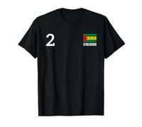 Drapeau National de Sao Tome-et-Principe Numéro 2 T-Shirt