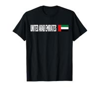 Drapeau National des Émirats Arabes Unis rétro Patriotique T-Shirt