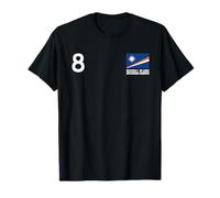 Drapeau National des îles Marshall Numéro 8 Patrimoine National T-Shirt