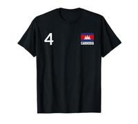 Drapeau National du Cambodge Numéro 4 Patrimoine National T-Shirt