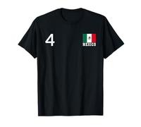 Drapeau National du Mexique numéro 4 Patrimoine du Pays T-Shirt