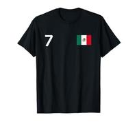 Drapeau National du Mexique numéro 7 Patrimoine de la fierté T-Shirt