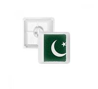 Drapeau National du Pakistan Asie Country PBT Keycaps pour Clavier Mécanique Blanc OEM sans Marquage d'impression R2 Multicolore