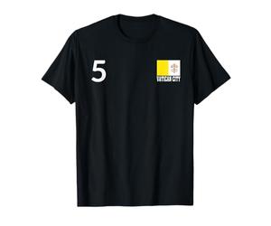 Drapeau National du Pays numéro 5 du Vatican T-Shirt