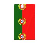 Drapeau national du Portugal 150 x 90 cm - Drapeaux personnalisés avec image de drapeau national pour une utilisation en extérieur