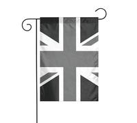 Drapeau national du Royaume-Uni imprimé décoration de vacances extérieur drapeau de Noël résistant à la décoloration hiver pelouse porche patio décoration extérieure