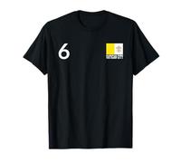 Drapeau National du Vatican numéro 6 Patrimoine National T-Shirt