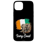 Drapeau National éléphant Côte D'Ivoire Coque pour iPhone 15 Plus