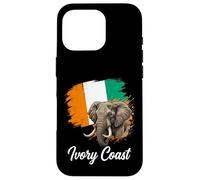 Drapeau National éléphant Côte D'Ivoire Coque pour iPhone 16 Pro