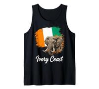 Drapeau National éléphant Côte D'Ivoire Débardeur