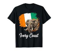 Drapeau National éléphant Côte D'Ivoire T-Shirt