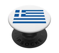 Drapeau National Grec Grec indépendance hellénique PopSockets PopGrip Adhésif