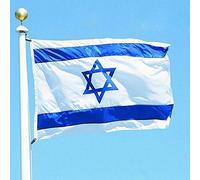 Drapeau national israélien lavable de 9,1 x 1,5 m pour l'école après le cours soulevé pour bannière