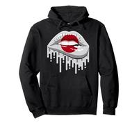 Drapeau National Japonais pour Femme Lèvres du Japon Fan Pride Heritage Sweat à Capuche