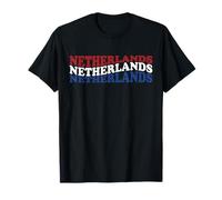 Drapeau National néerlandais Patriotique des Pays-Bas Fan Pride Heritage T-Shirt
