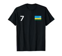 Drapeau National Rwanda numéro 7 Country Pride Heritage T-Shirt