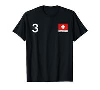 Drapeau National Suisse numéro 3 Patrimoine National T-Shirt