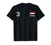 Drapeau National Syrie numéro 3 Patrimoine National T-Shirt