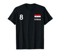 Drapeau National Syrie numéro 8 Patrimoine National T-Shirt