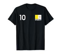 Drapeau National Vatican City 10 Patrimoine National T-Shirt