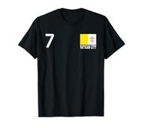 Drapeau National Vatican City 7 Country Pride Heritage T-Shirt