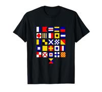 Drapeau nautique Alphabet International Maritime Signal Drapeaux T-Shirt