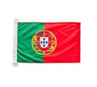 Drapeau nautique de 45 x 30 cm Pavillon de commodité 30 x 45 cm (Portugal)