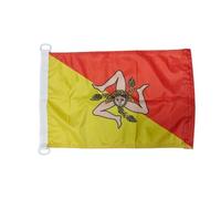 Drapeau Nautique de 45 x 30 cm Pavillon de commodité 30 x 45 cm (Sicile)