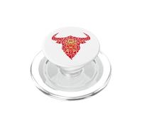 Drapeau Navarre en mosaïque St Fermin Viva San Fermín PopSockets PopGrip pour MagSafe