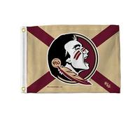 Drapeau NCAA Rico Industries Florida State Seminoles - 30,5 x 45,7 cm - Double face - Idéal pour bateau, voiturette de golf, maison, etc.