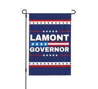 Drapeau Ned Lamont 2026, Ned Lamont candidat au poste de gouverneur du Connecticut, bannière de jardin double face de 30 x 45 cm