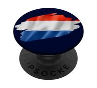 Drapeau néerlandais de la fierté Nationale Patriotique des Pays-Bas PopSockets PopGrip Adhésif