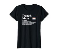Drapeau néerlandais des Pays-Bas Définition de Maman Superwoman T-Shirt