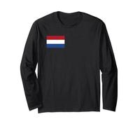 Drapeau néerlandais des Pays-Bas Manche Longue