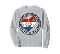 Drapeau néerlandais Happy Dutch King's Day Fidjne Koningsdag Pays-Bas Sweatshirt