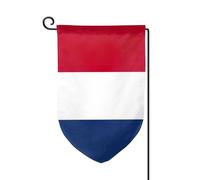 Drapeau néerlandais imprimé drapeau de bienvenue pour décoration extérieure - Drapeau de jardin toutes saisons - 30,5 x 45,7 cm - Plusieurs formes